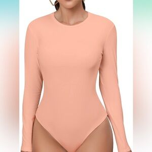 long sleeve rayon bodysuit